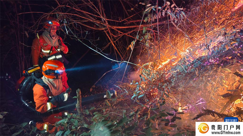 贵州多起森林火灾得到有效控制(图1) 贵州多起森林火灾得到有效控制(图1)