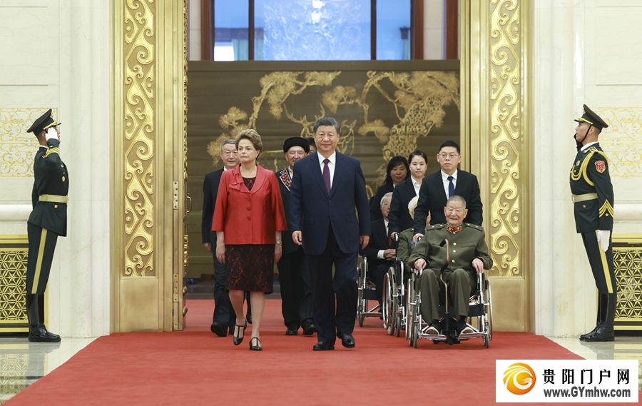 中华人民共和国国家勋章和国家荣誉称号颁授仪式在京隆重举行(图4) 中华人民共和国国家勋章和国家荣誉称号颁授仪式在京隆重举行(图4)