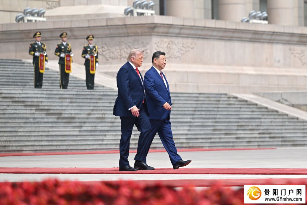 习近平为美国总统特朗普举行欢迎仪式(图2)